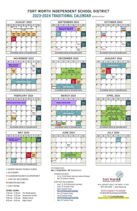 fwisd calendar